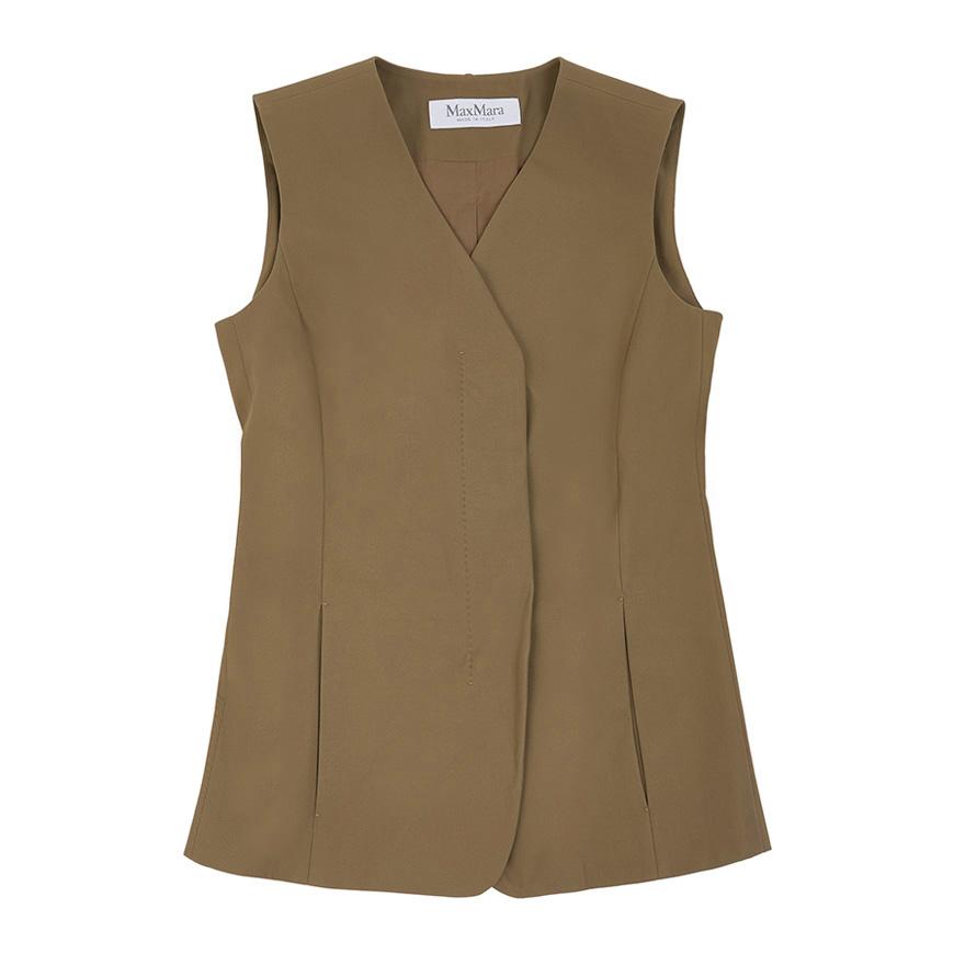 Max Mara Leno Cotton Twill Vest for Women RENO 003