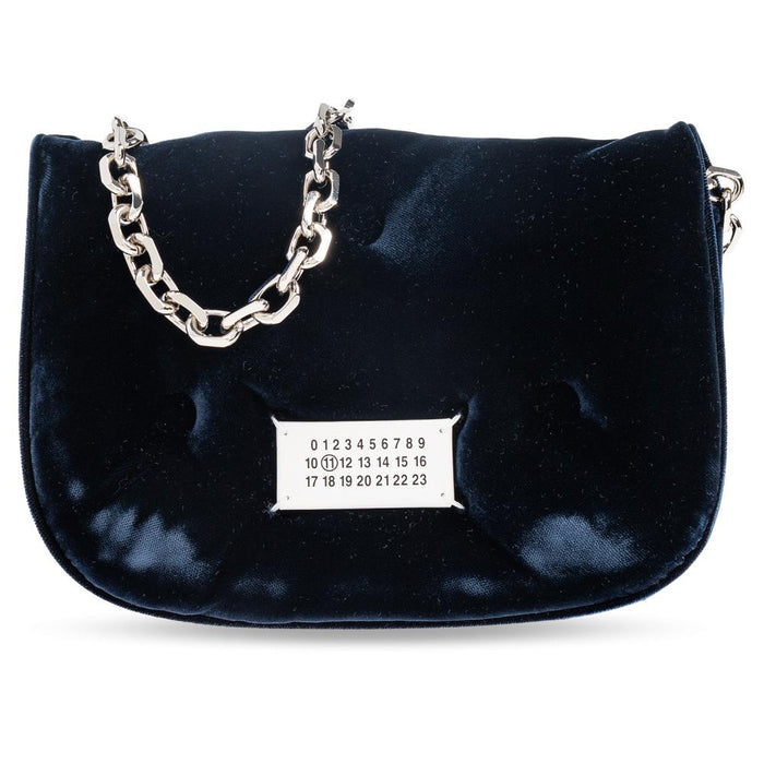 Maison Margiela Glam Slam Flap Small Shoulder Crossbody Bag Black