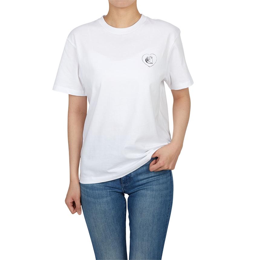 Carhartt Heart of Heart Graphic Women’s Short Sleeve T-Shirt I035477 02XX