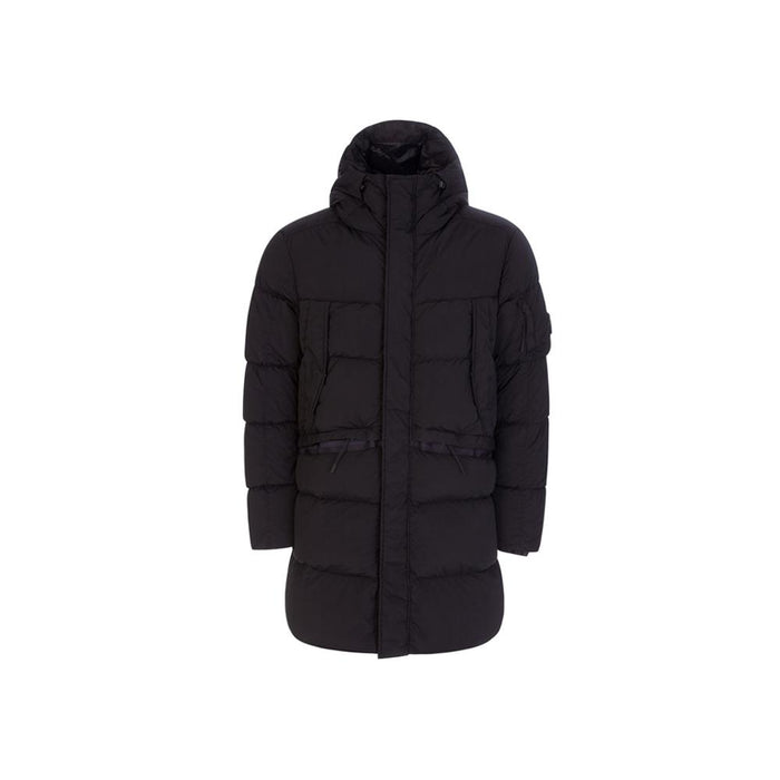 CP Company Lens Badge Puffer Jacket Black Men’s Down Coat