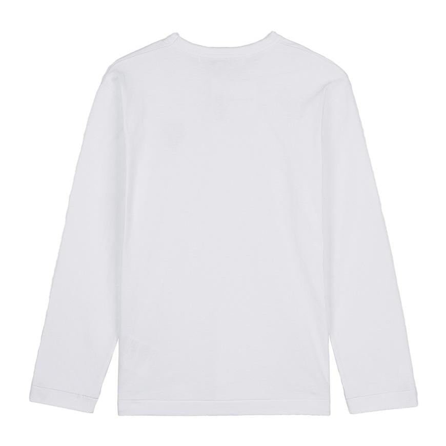 Comme des Garcons Unisex Double Heart Patch T-Shirt AZ T292 051 WHITE