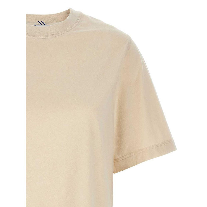 BURBERRY Logo Patch Short Sleeve T-Shirt for Women