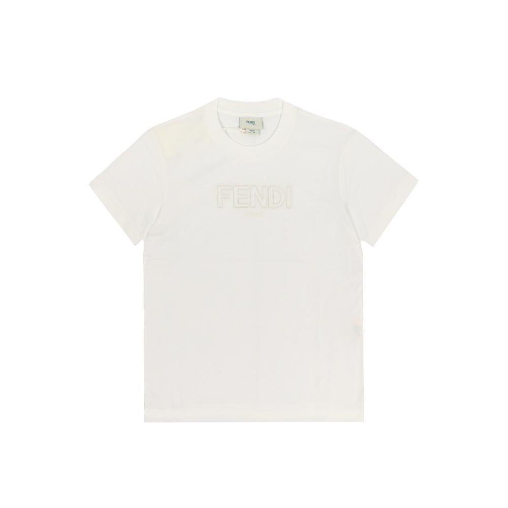 FENDI Kids Short Sleeve T-Shirt JUI174 7AJ F0TU9