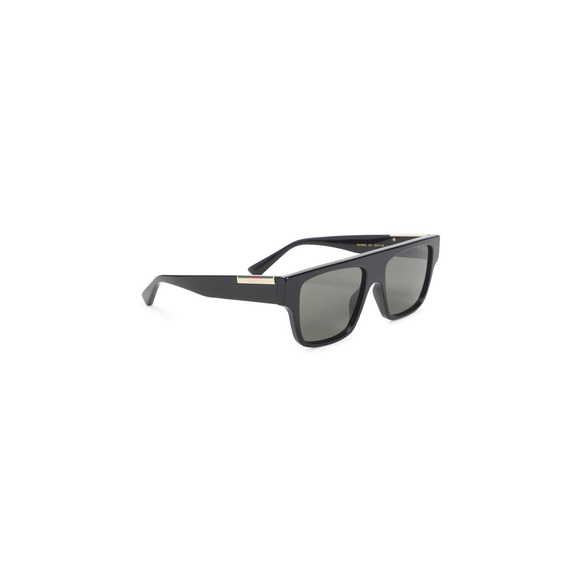 GUCCI Black Acetate Square Sunglasses