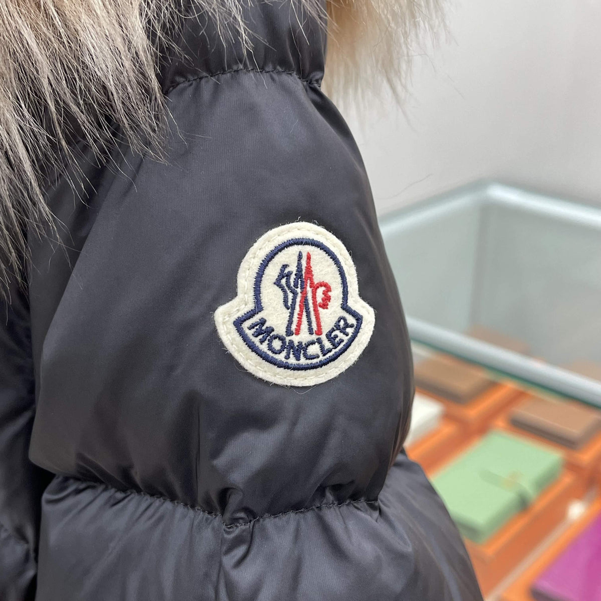 Moncler BOED Short Down Puffer Jacket Black