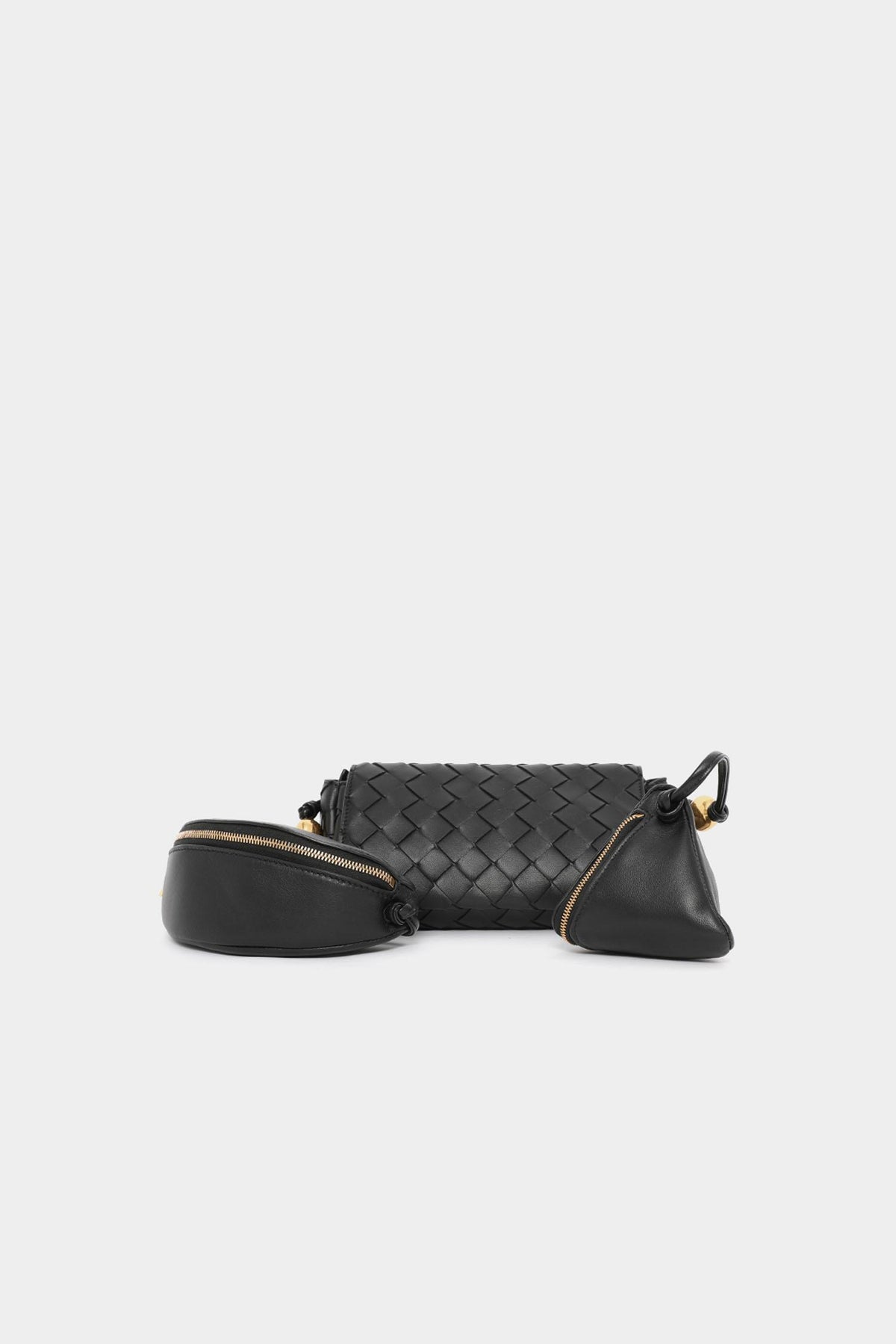 Bottega Veneta Intrecciato Multi-Pocket Leather Shoulder Cross 717429 V3UL1 8425