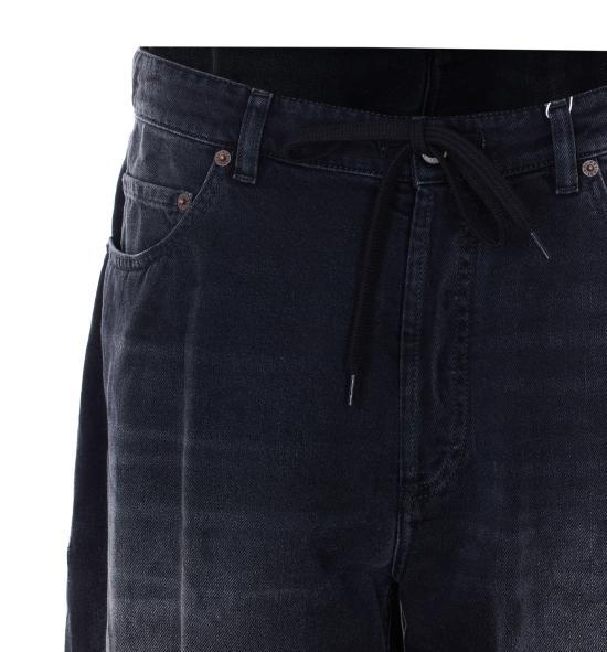 MM6 Black Cotton Drawstring Short Pants SH0MU0014 M30064 961 DOM