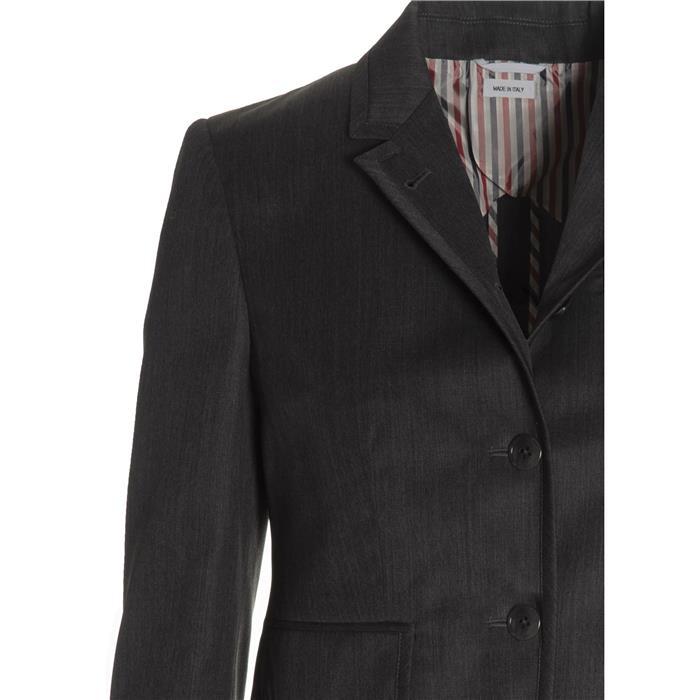 THOM BROWNE High Armhole Wool Gabardine Jacket Gray FBC845B F0169 035