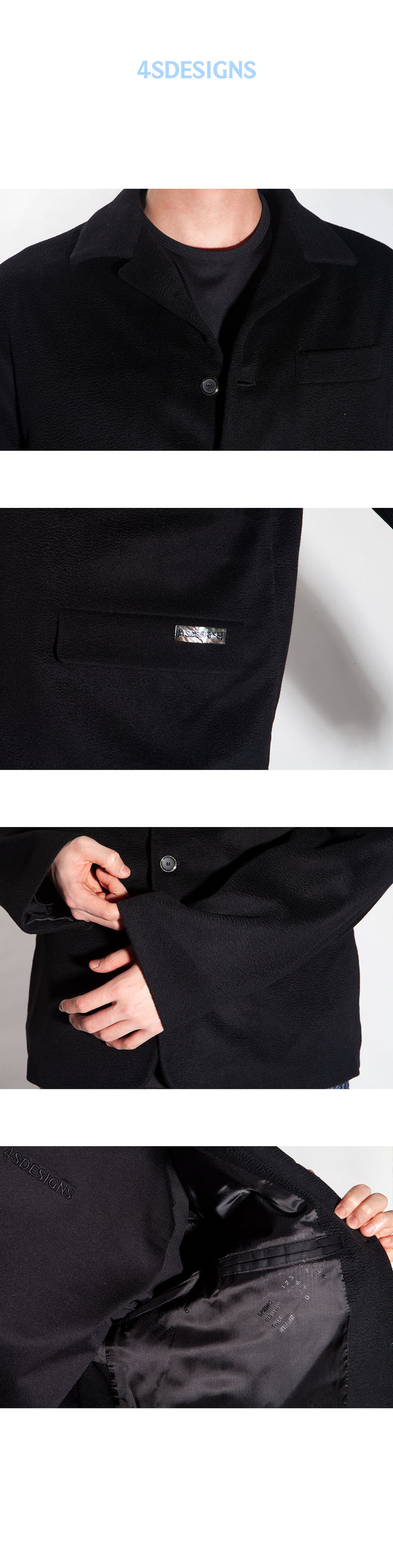 4SDESIGNS Men's Shirt Blazer 730L 0707 90