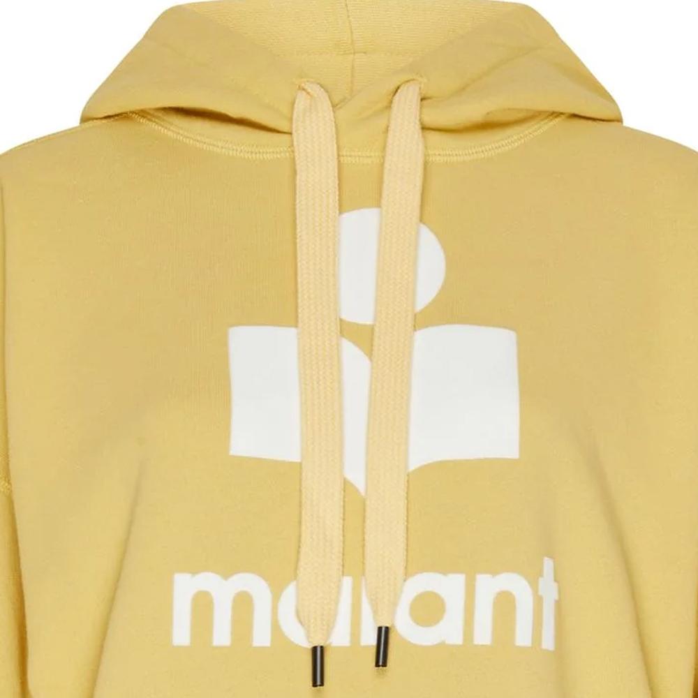 Isabel Marant Sunlight Yellow Logo Hoodie Mansel Women’s Pullover