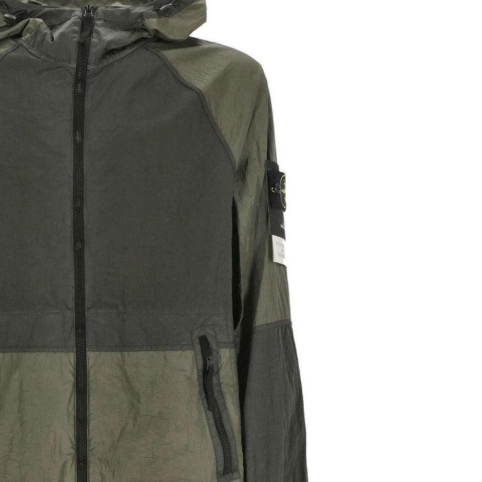 STONE ISLAND Econnly Hooded Jacket Black Men's Outerwear