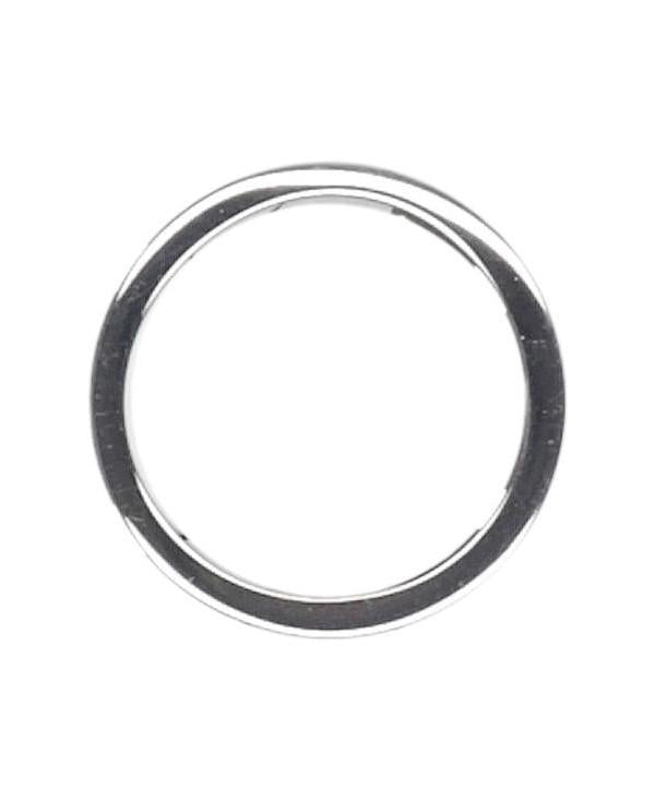 Maison Margiela Logo Ring 4mm Men's Jewelry Silver-Tone