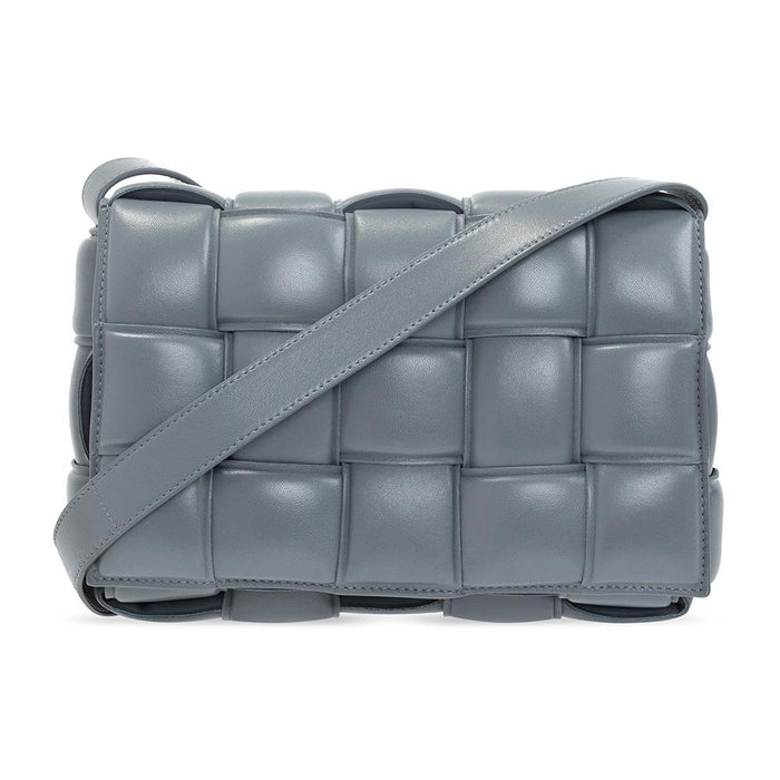Bottega Veneta Padded Cassette Bag Gray Crossbody