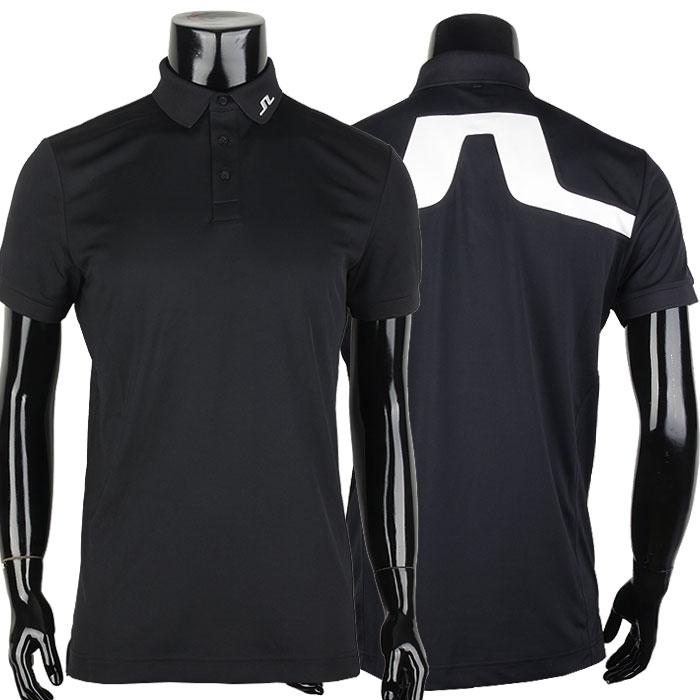 J LINDEBERG KV Pique Polo Shirt Black Men’s