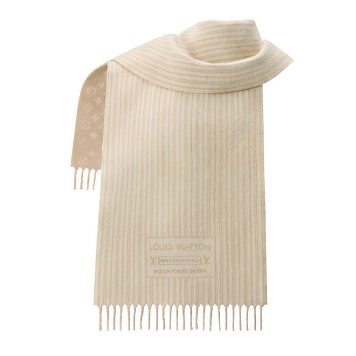 Louis Vuitton My Neverfull Scarf Wool Silk Blend Men's Scarf