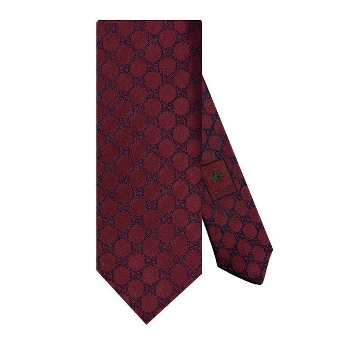 GUCCI Men’s Logo Silk Tie 456524 GG