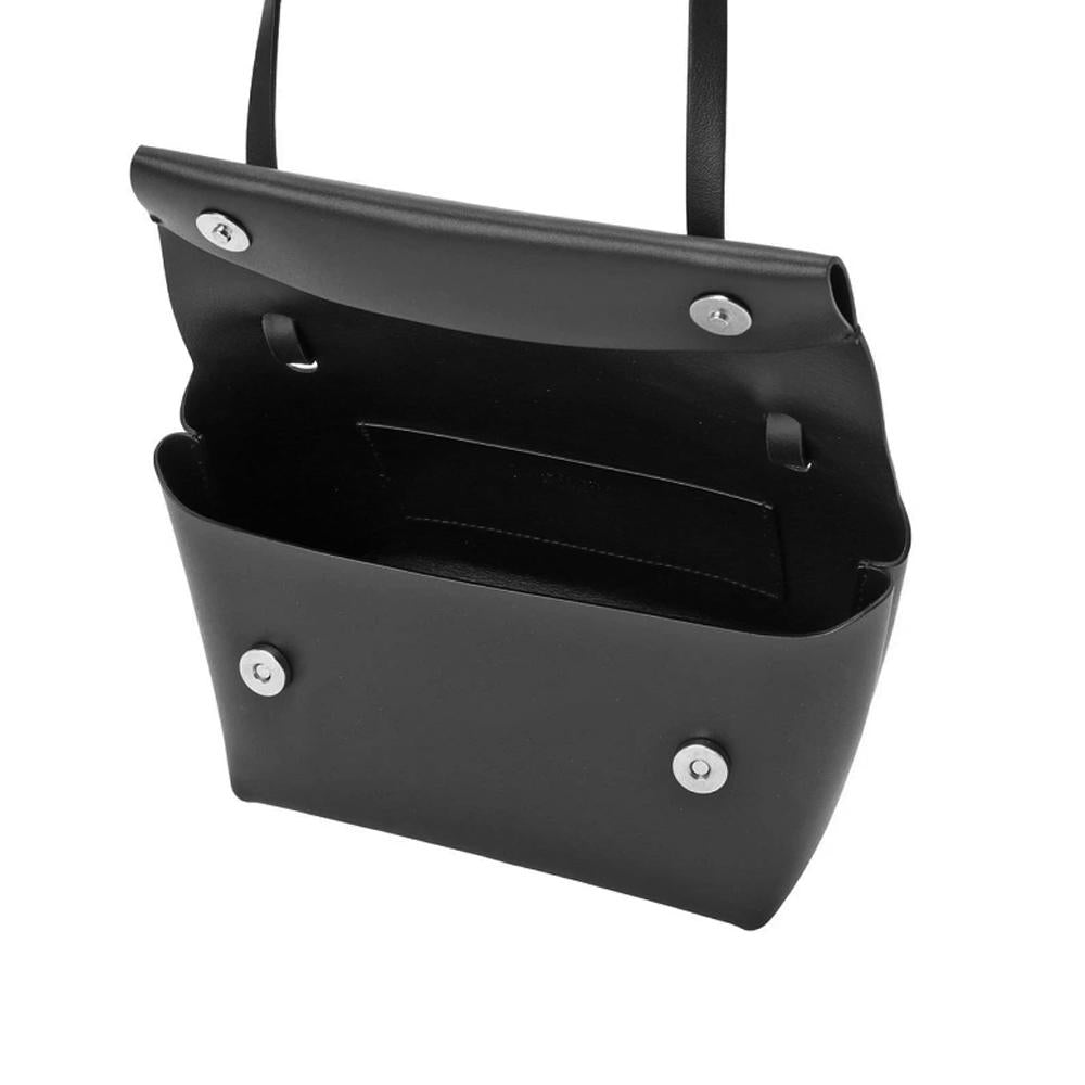 Acne Studios Alexandria Signature Logo Crossbody Bag Black