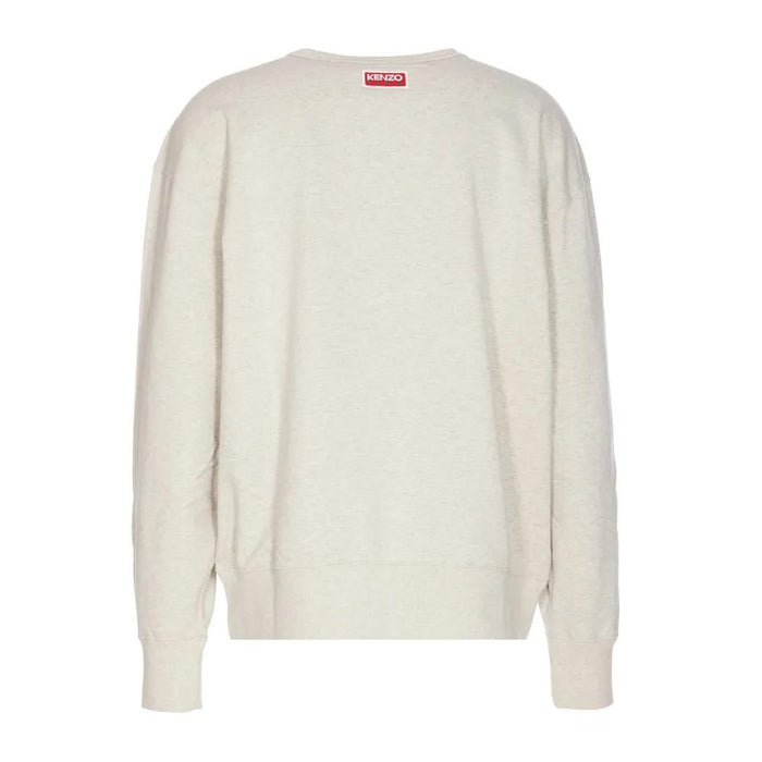 KENZO Women’s Oversized Tiger Logo Sweatshirt Gray Cotton