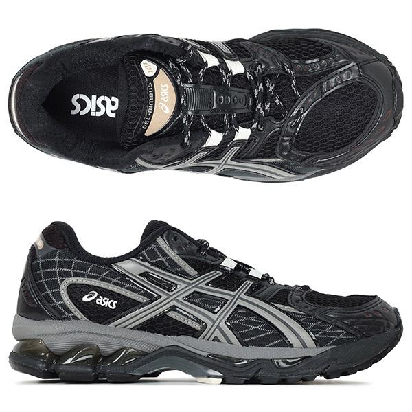 Asics Black Clay Gray GEL-Nimbus 101 Low Top Sneakers 1203A543 005