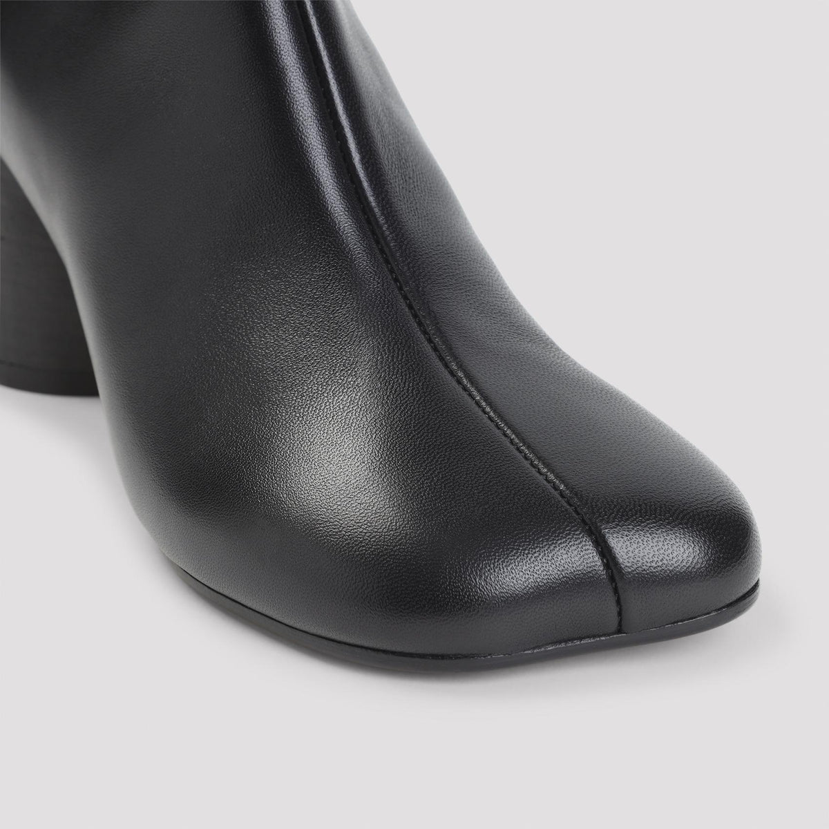 Maison Margiela Black Leather Ankle Boots