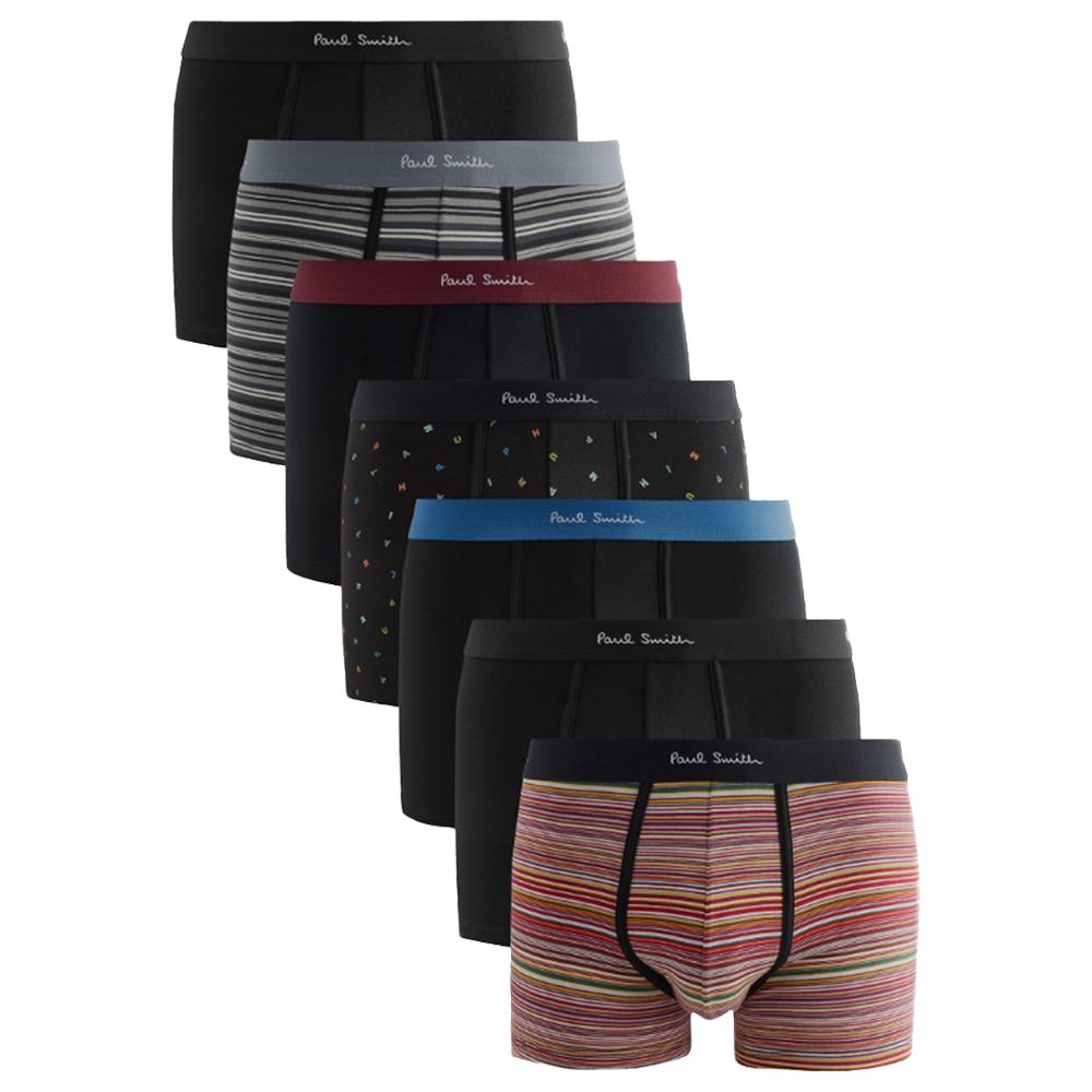 Paul Smith Multicolor 7-Pack Elastic Waist Briefs Underwear Men 914 T7PK13 1A