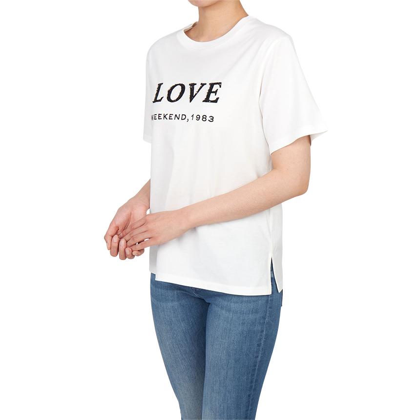 Max Mara Weekend AGILE Cotton Short Sleeve T-Shirt White 261597 1061