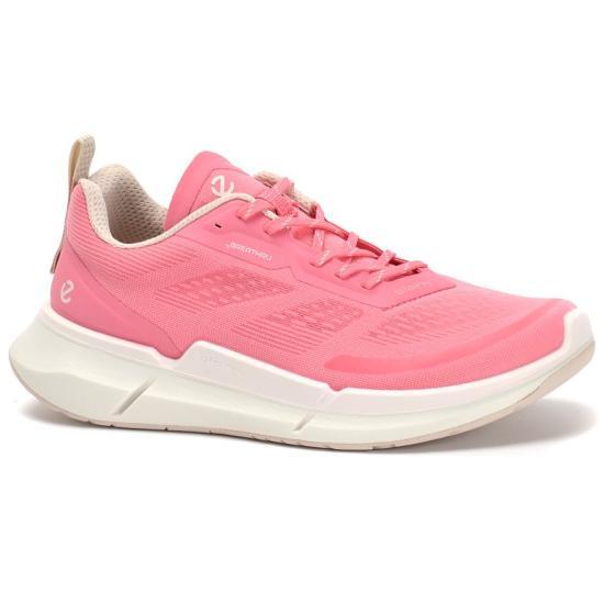 ecco Pink Leather Sneakers