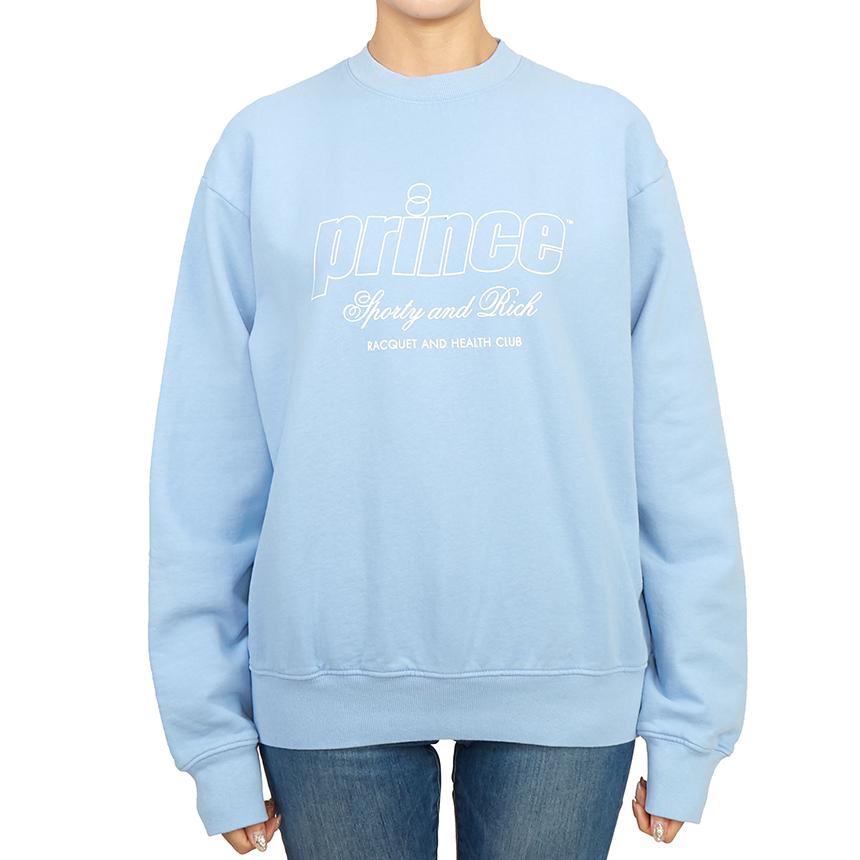 SPORTY&RICH Blue Unisex Crewneck Sweatshirt