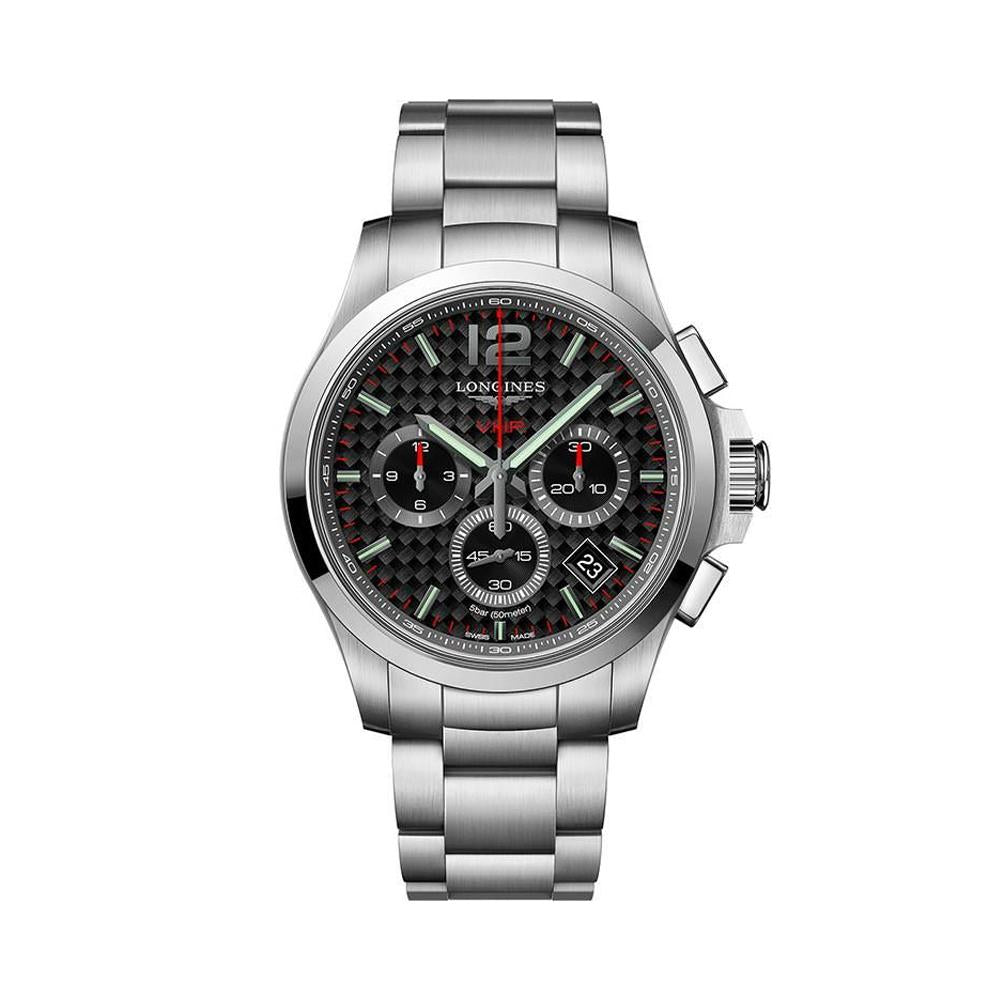 LONGINES Conquest VHP 42mm Men’s Quartz Stainless Steel Watch L3 717 4 66 6