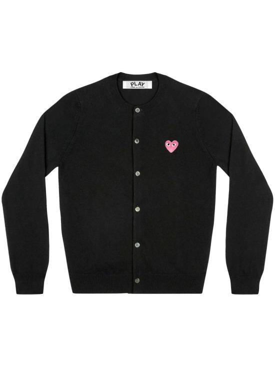 Comme des Garcons Black Wool Knit Cardigan