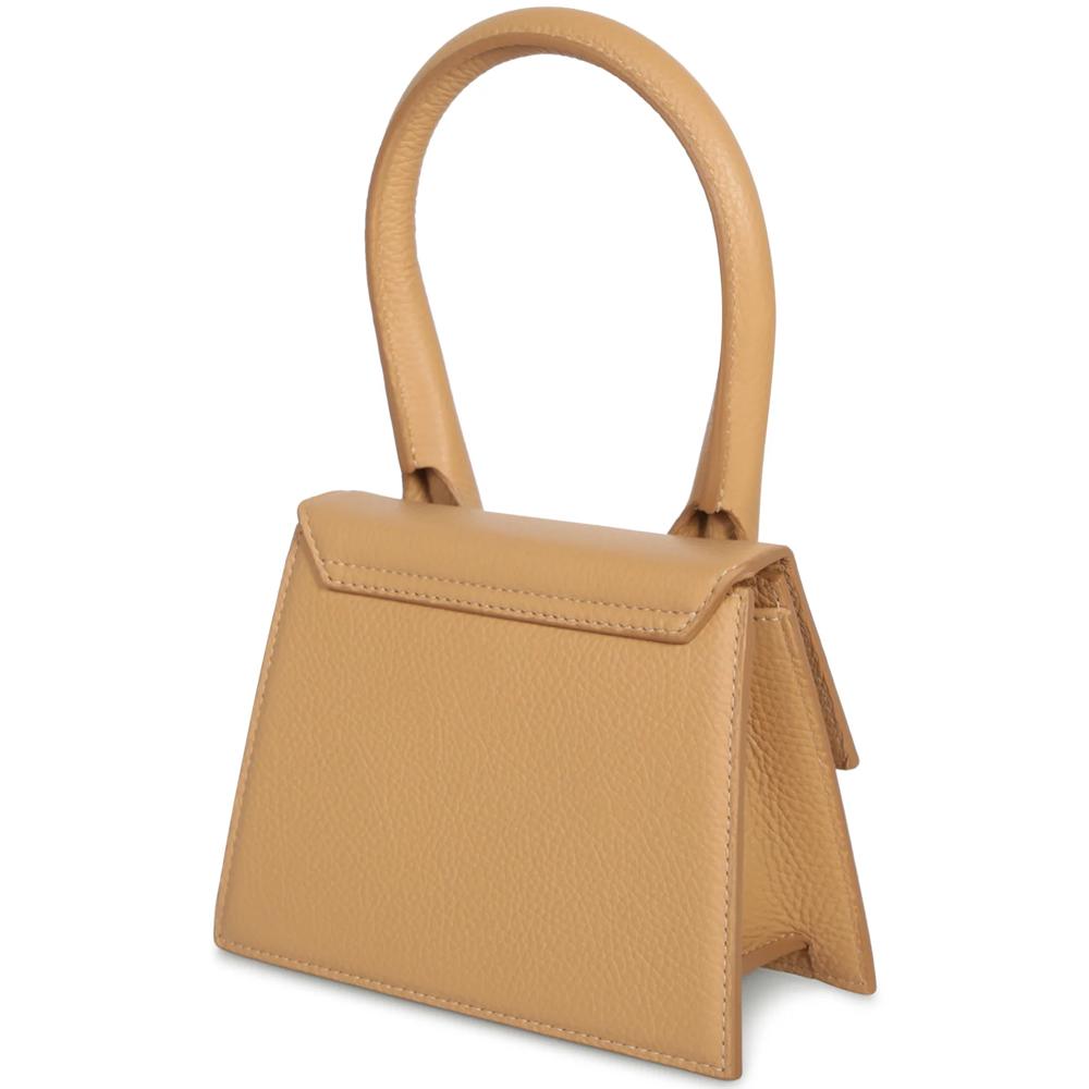 JACQUEMUS Le Chiquito Moyen Leather Crossbody Tote Bag