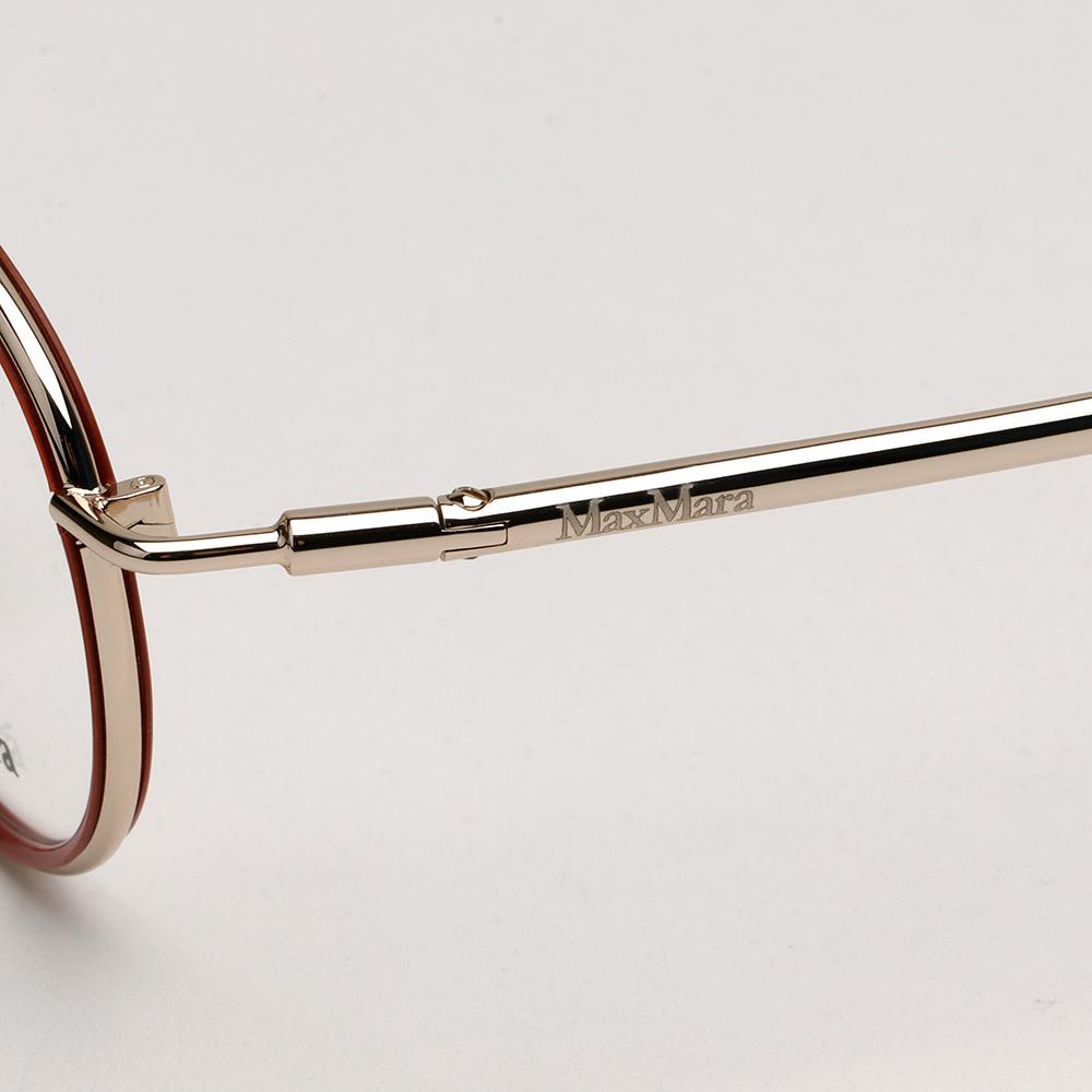 Max Mara Unisex Asian Fit Oval Eyeglass Frames MM5123 D 32A