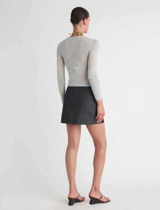 Paloma Wool Mini Skirt Women’s Short Skirt WK1805209 GREY DOM