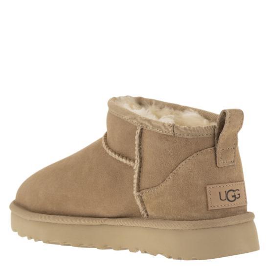 Ugg Classic Ultra Mini Ankle Boots Sand Suede Women’s