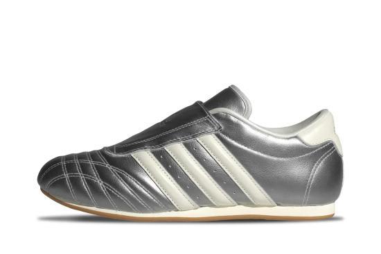 Adidas Taekwondo Sneakers Men’s White Leather Low-Top JS4023 DOM
