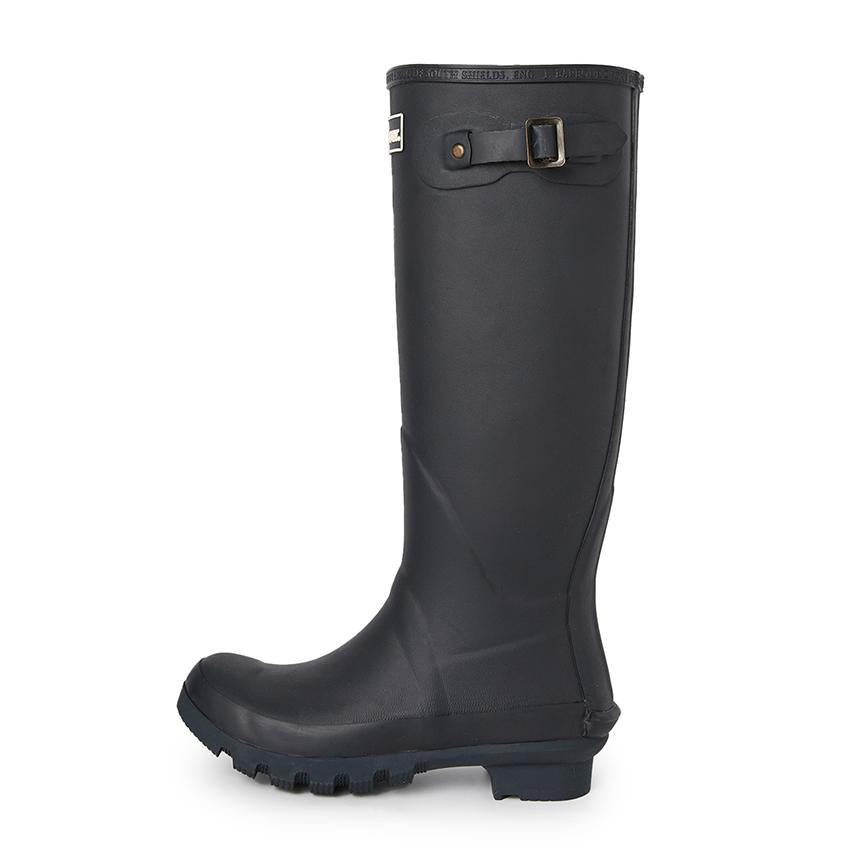 Barbour Beadnell Wellington Women’s Long Rain Boots Navy Rubber