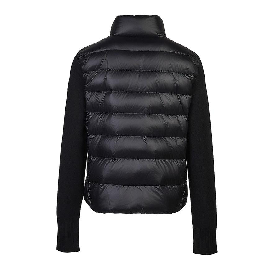 Moncler Women’s Wool Down Zip Cardigan Jacket Black
