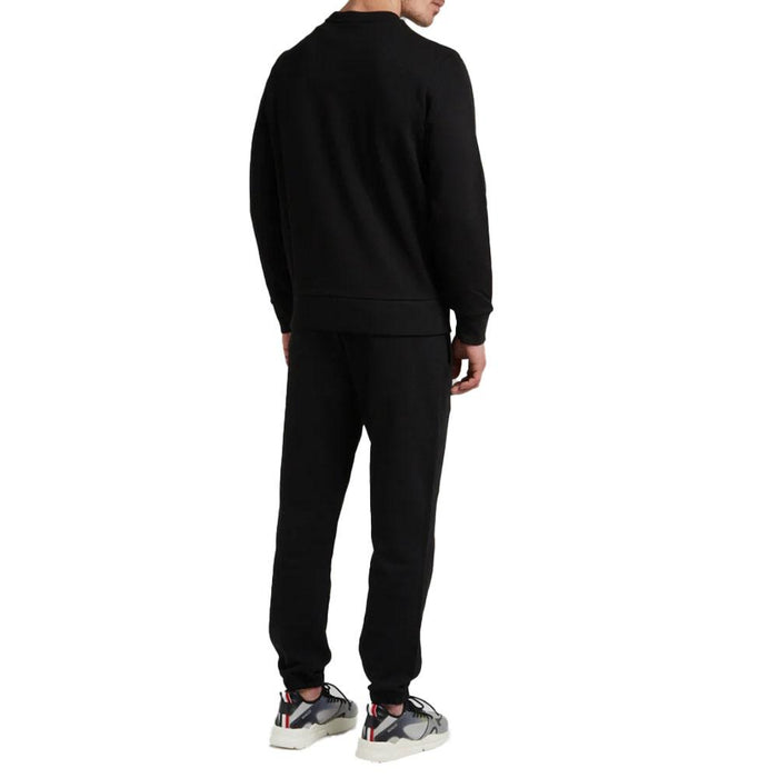 Moncler Men’s Logo Print Black Sweatshirt