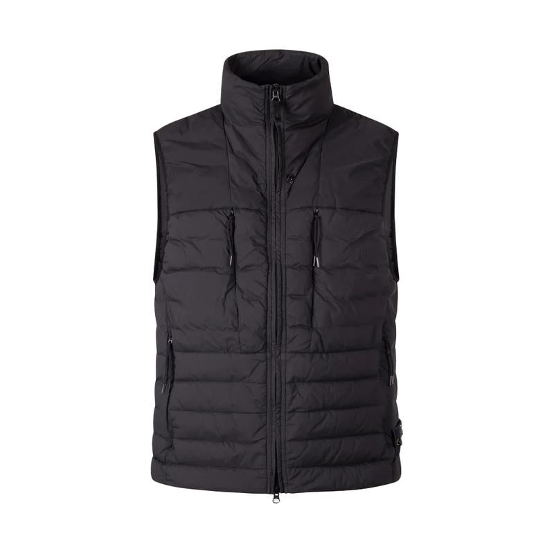 STONE ISLAND Seamless Tunnel Nylon Men’s Puffer Vest Black