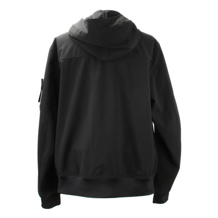 STONE ISLAND Membrane Hooded Down Jacket Black Men