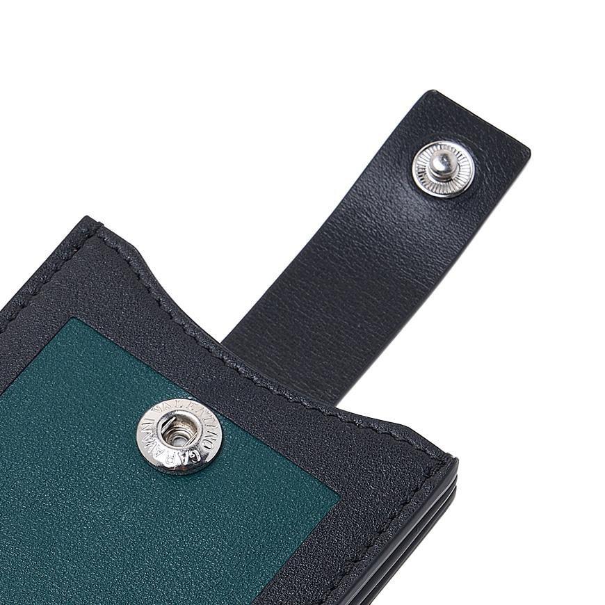 VALENTINO Garavani V Logo Signature Leather Card Holder for Men