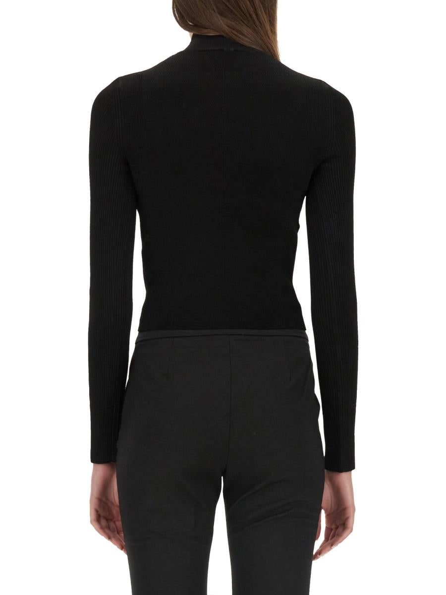DIESEL Long Sleeve Sweatshirt Women’s Cotton Crewneck Black