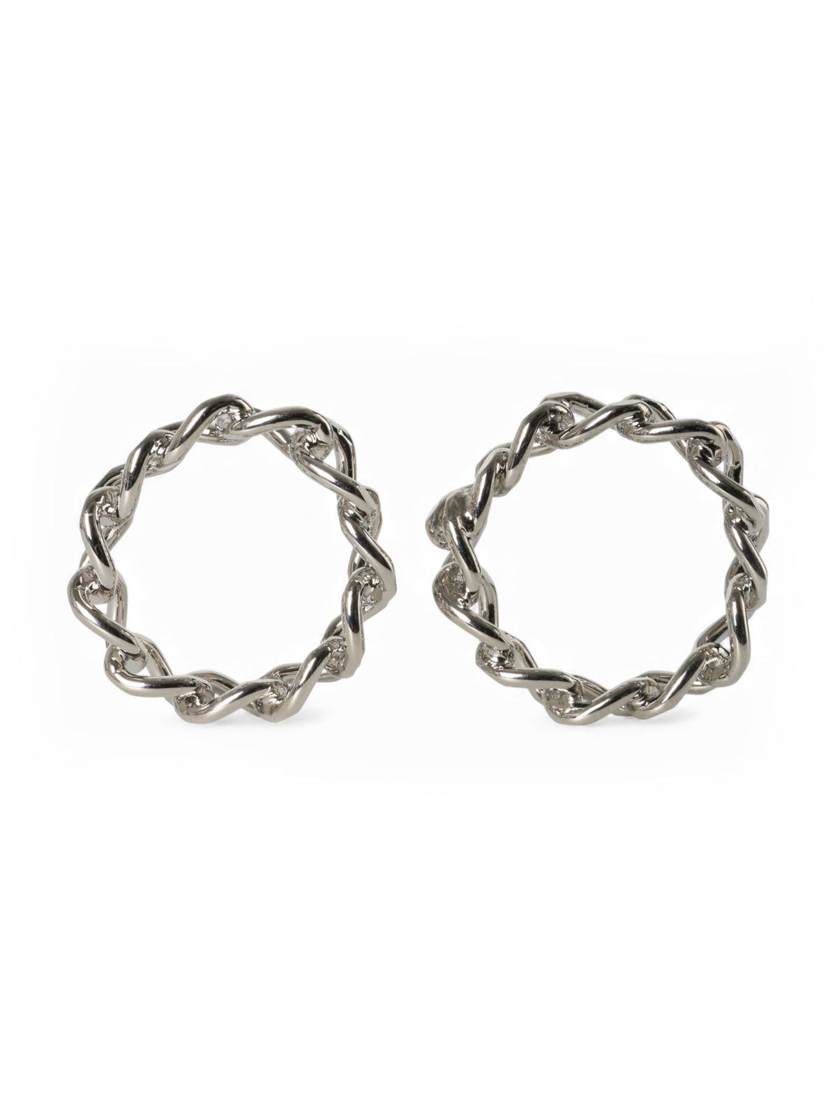Dries Van Noten Silver Chain Ring Unisex 242018240061952