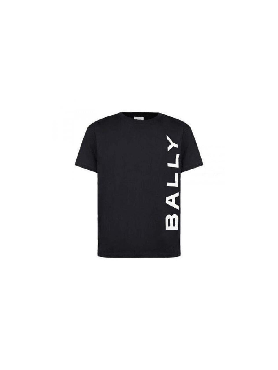 BALLY Logo Print Short Sleeve T-Shirt MJE05CCO018 U546