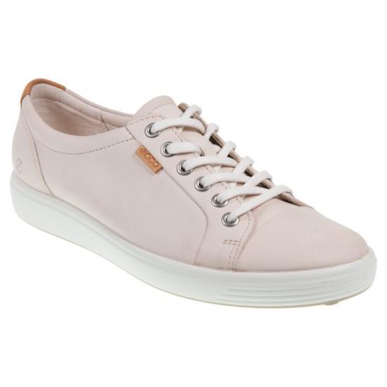 ecco Leather Low-Top Sneakers for Women 43000302378 LIMESTONE DOM