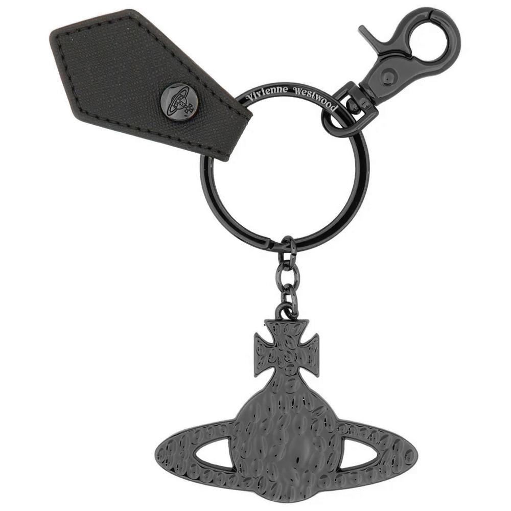 Vivienne Westwood Hammered Saffiano Leather Keyring 8203011RU OM0014 N401
