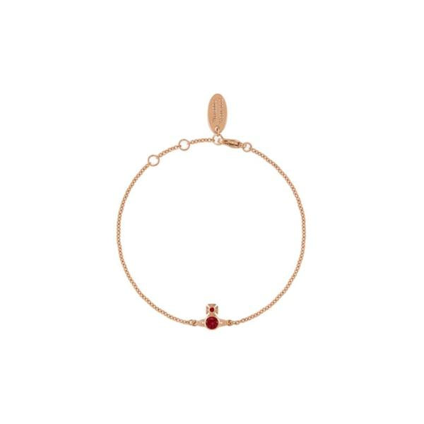 Vivienne Westwood London Orb Bracelet Pink Gold Women’s 61020146 02G366