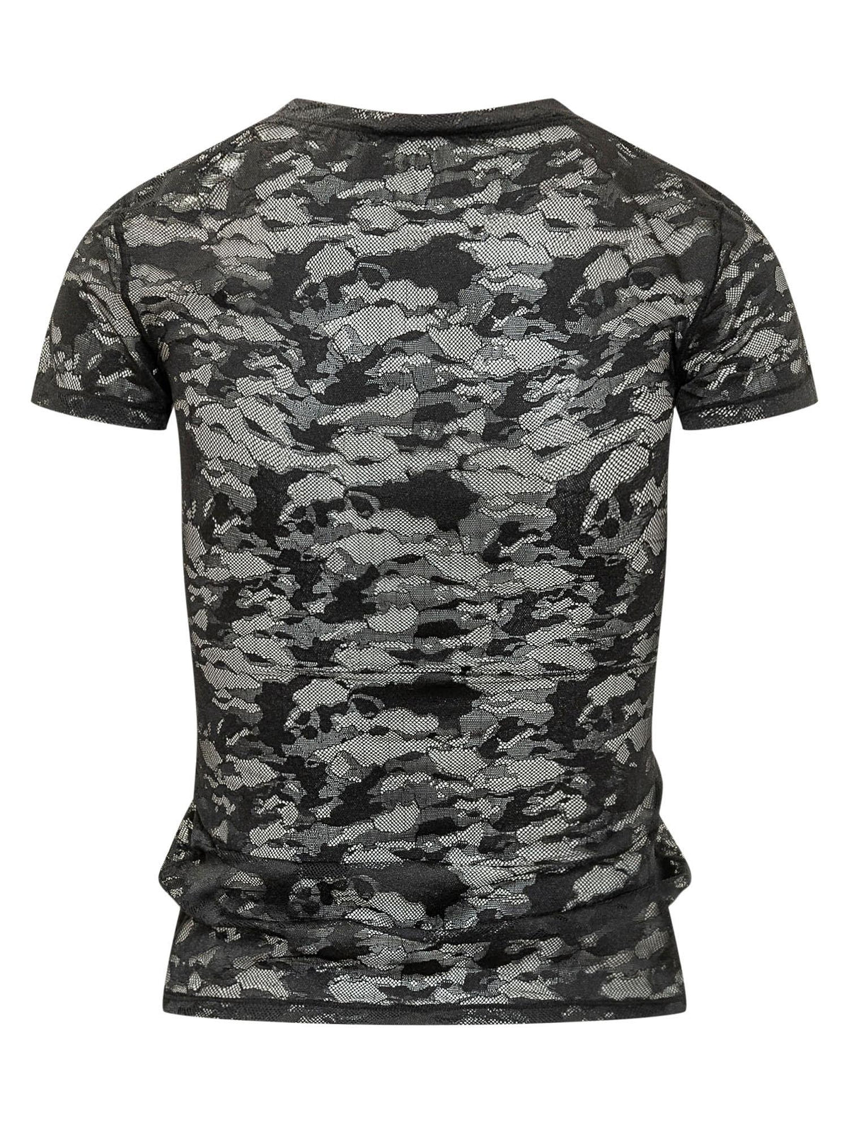 DIESEL Black Cotton Short Sleeve T-Shirt