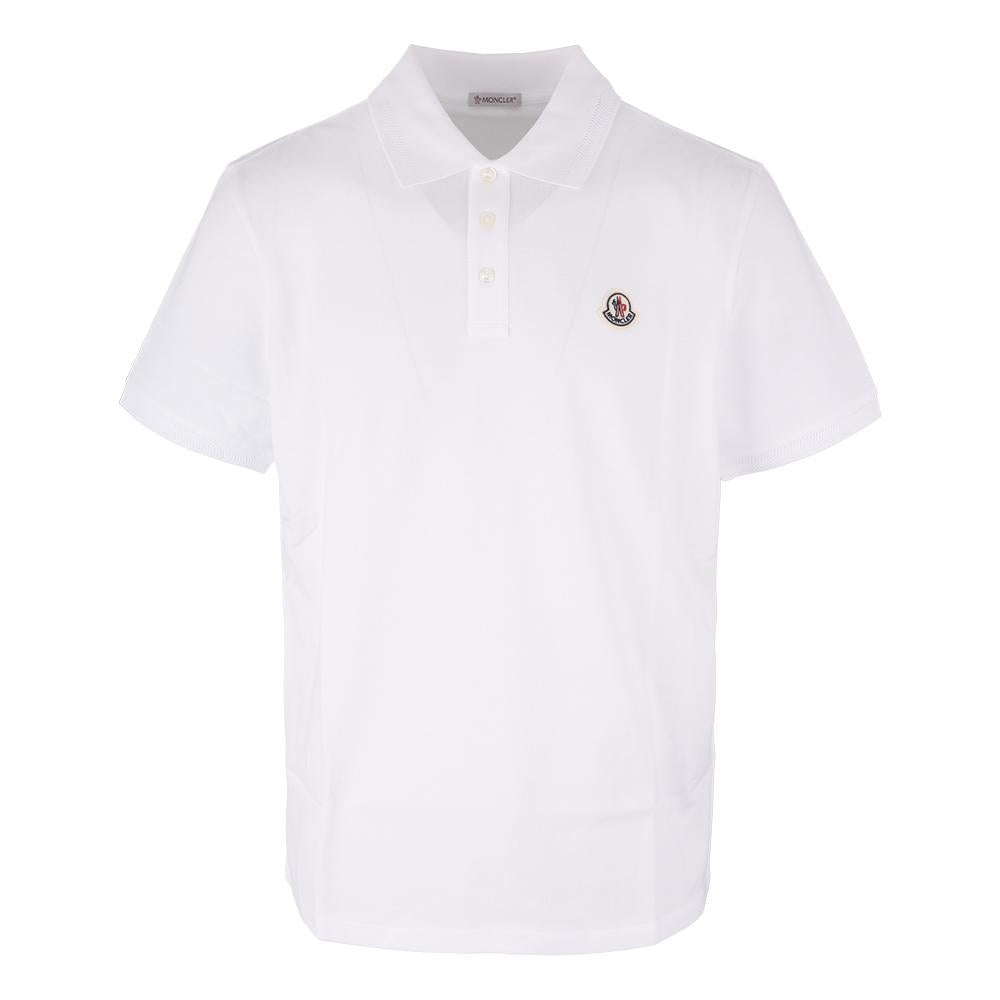 Moncler Contrast Collar PK Short Sleeve Polo Shirt 8A00009 84556 002