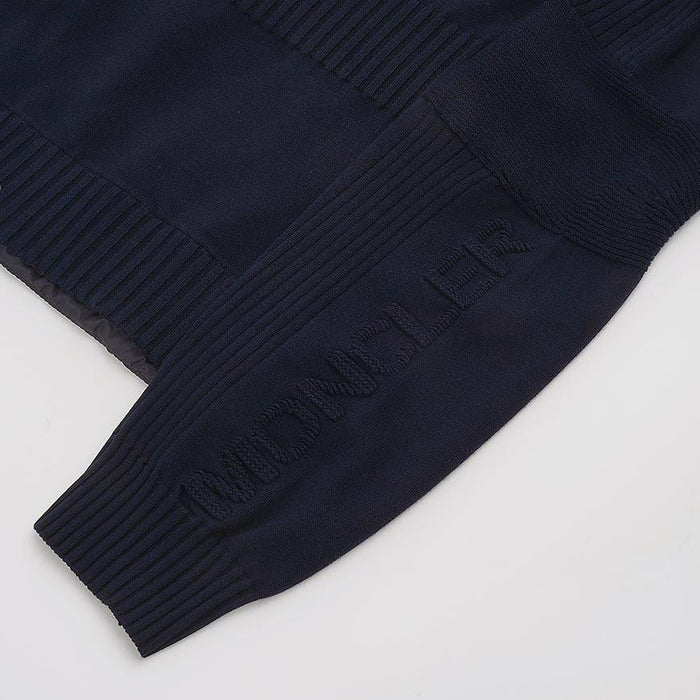 Moncler Women’s Padded Zip Cardigan Jacket Navy